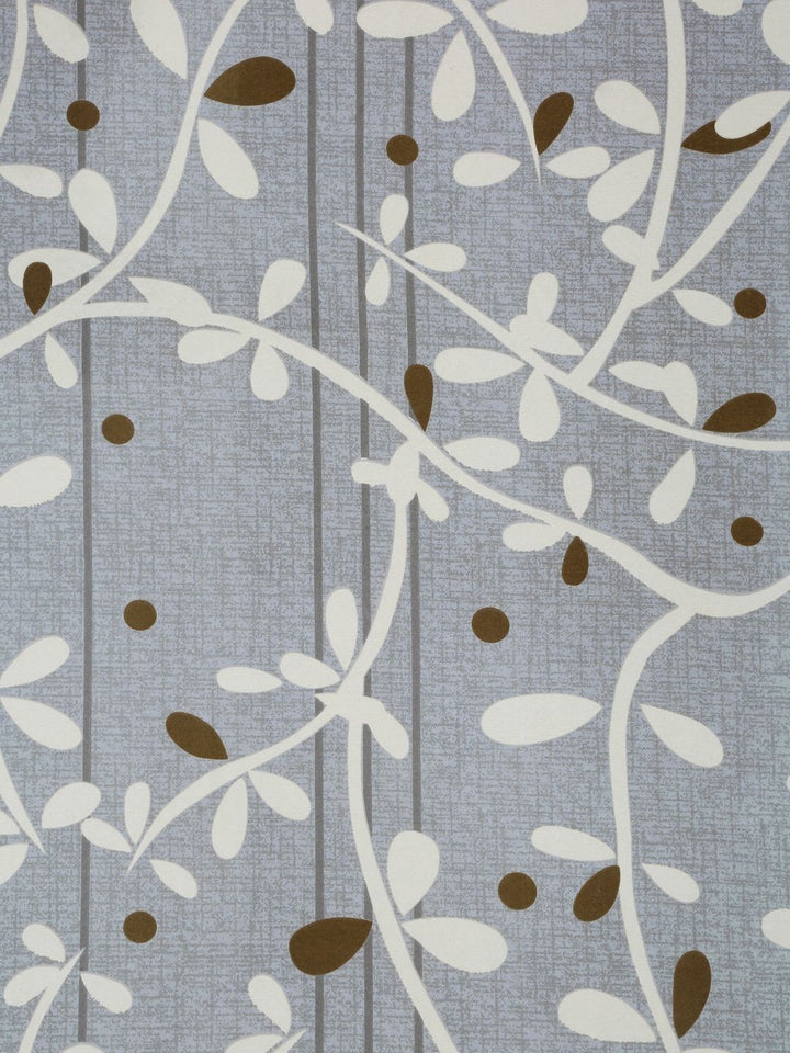 KLOTTHE Grey Floral Printed Dilengkapi 300 TC Double King Cadar Dengan 2 Sarung Bantal