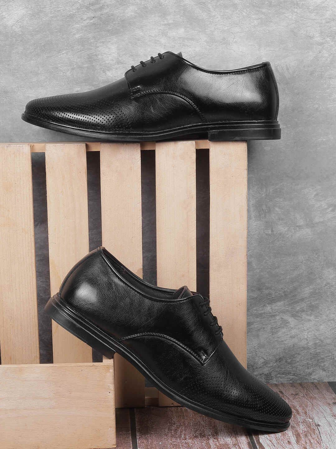Metro Men Lace-Ups Formal Brogues Shoes
