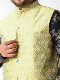SOJANYA PLUS Men Paisley Motif Printed Nehru Jacket