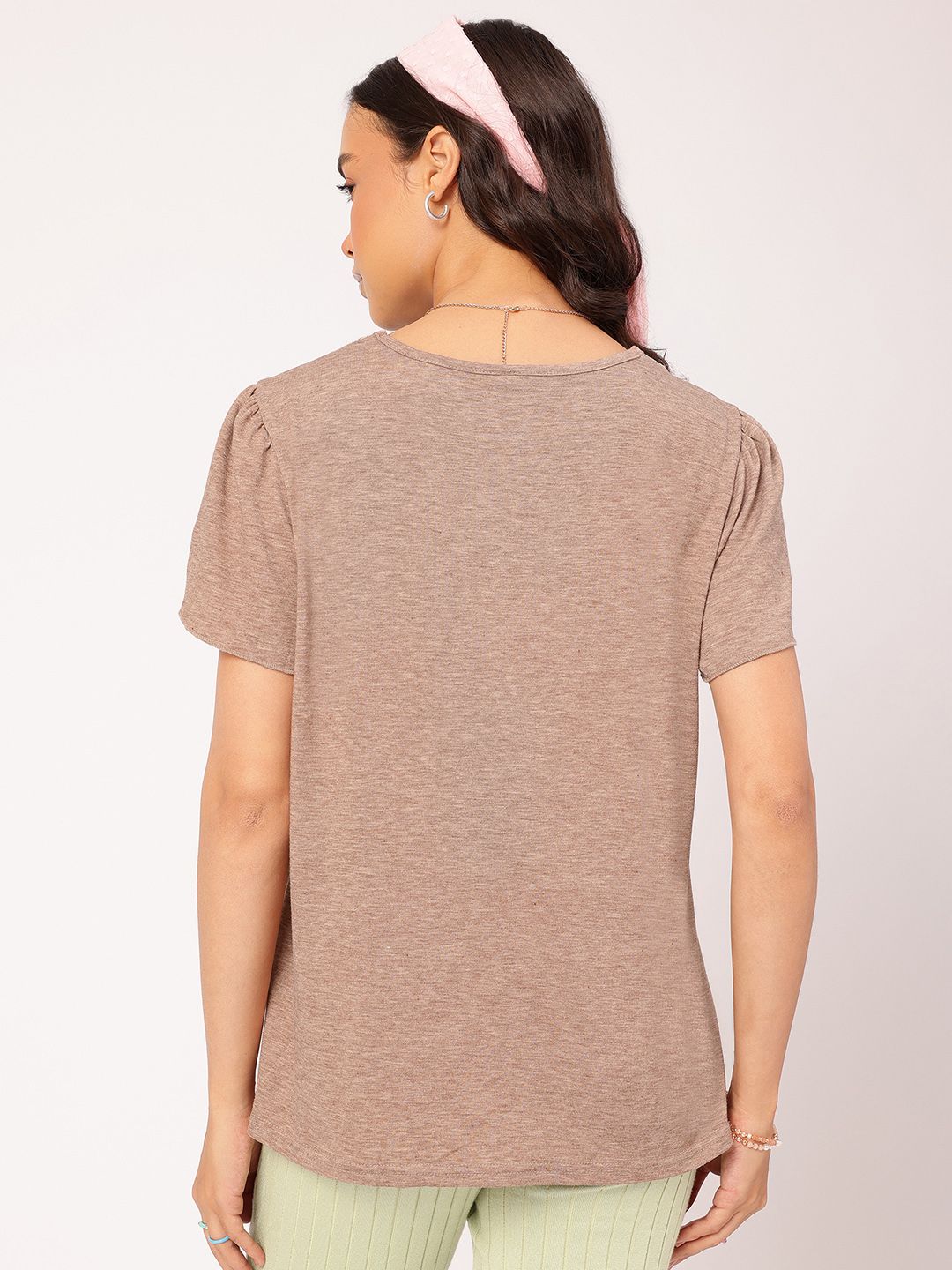 DressBerry Lace Edge Statement Top
