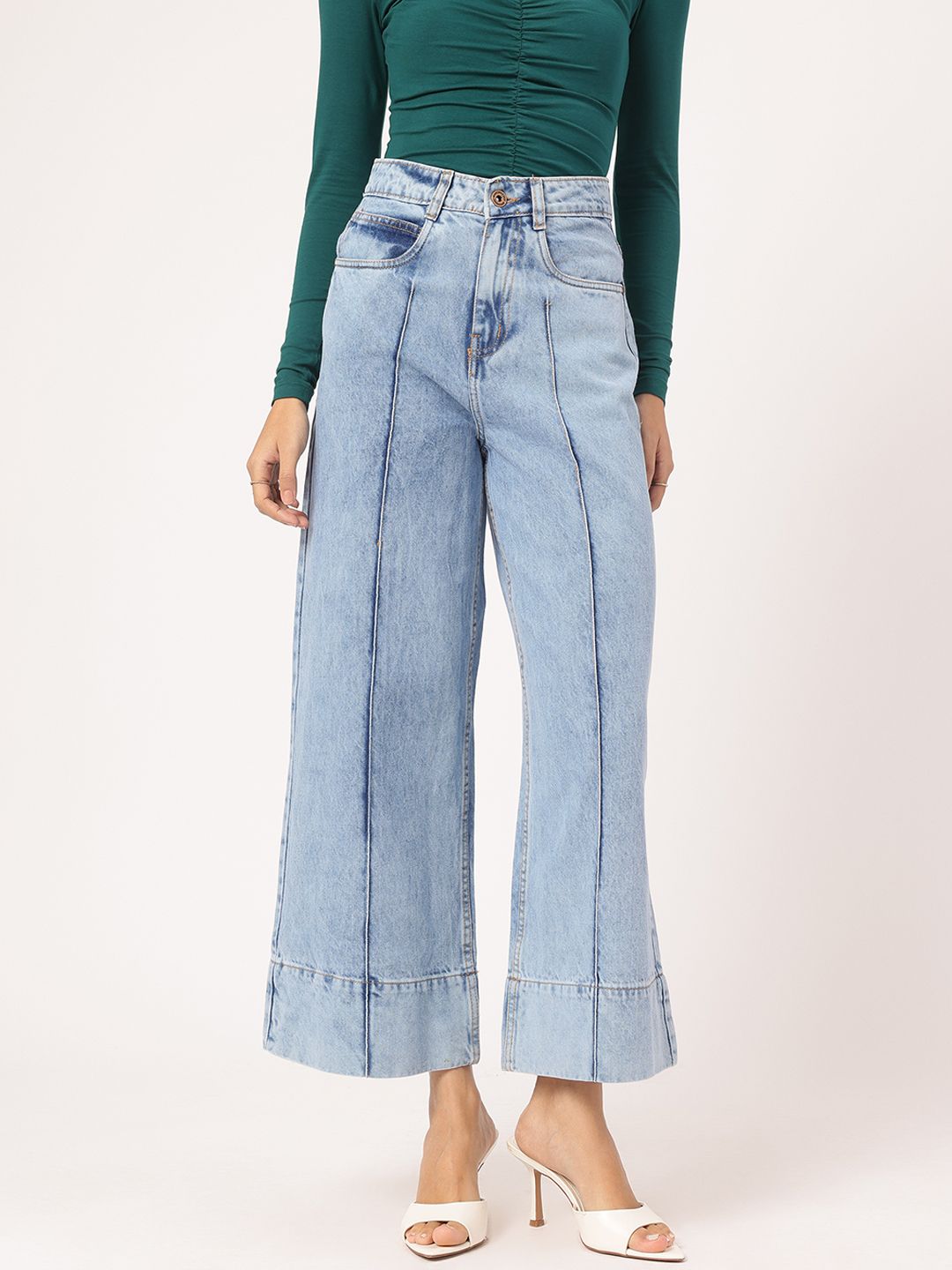 DressBerry High-Waist Wide Leg Baggy Jeans