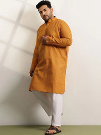 SOJANYA PLUS Men Printed Regular Kurta with Pyjamas