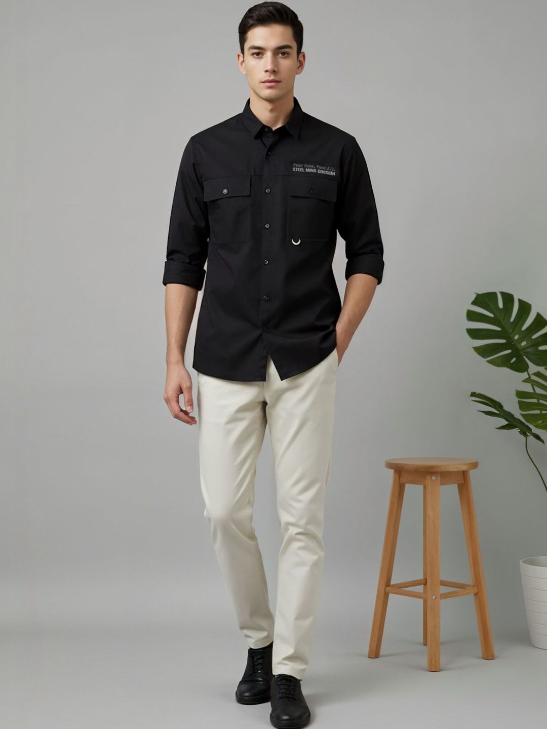 ADRO Men Standard Printed Casual Shirt