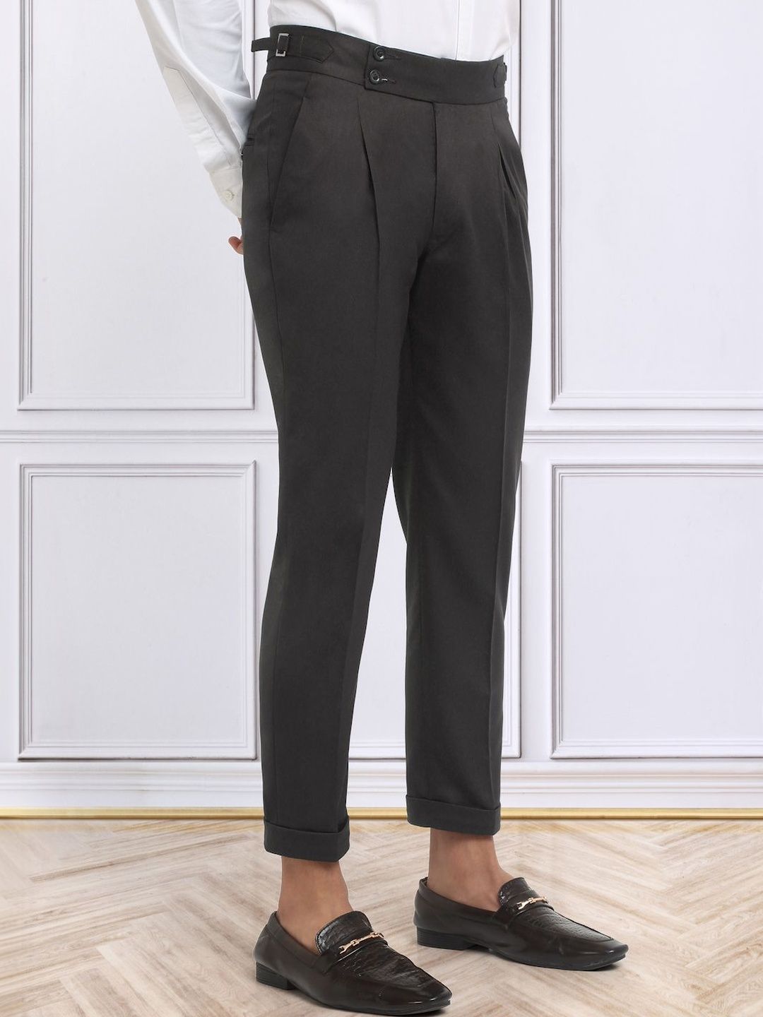Moda Rapido Men Slim Fit Easy Wash Trousers