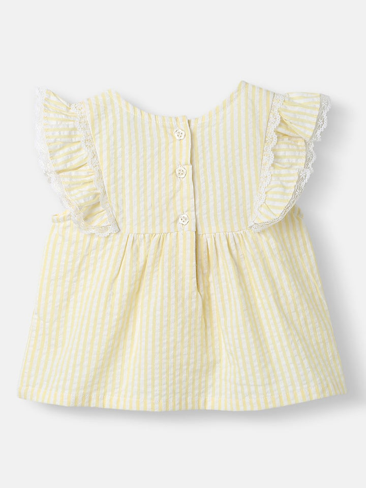 Nauti Nati Girls Striped Top with Shorts