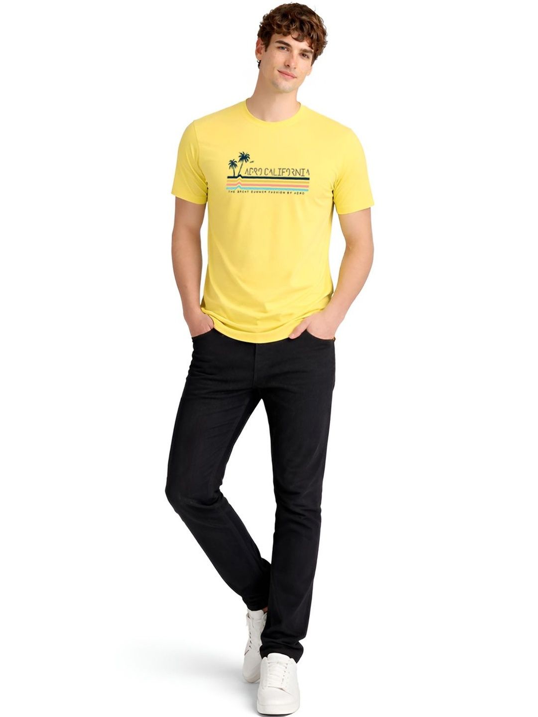 ADRO Men Printed T-shirt