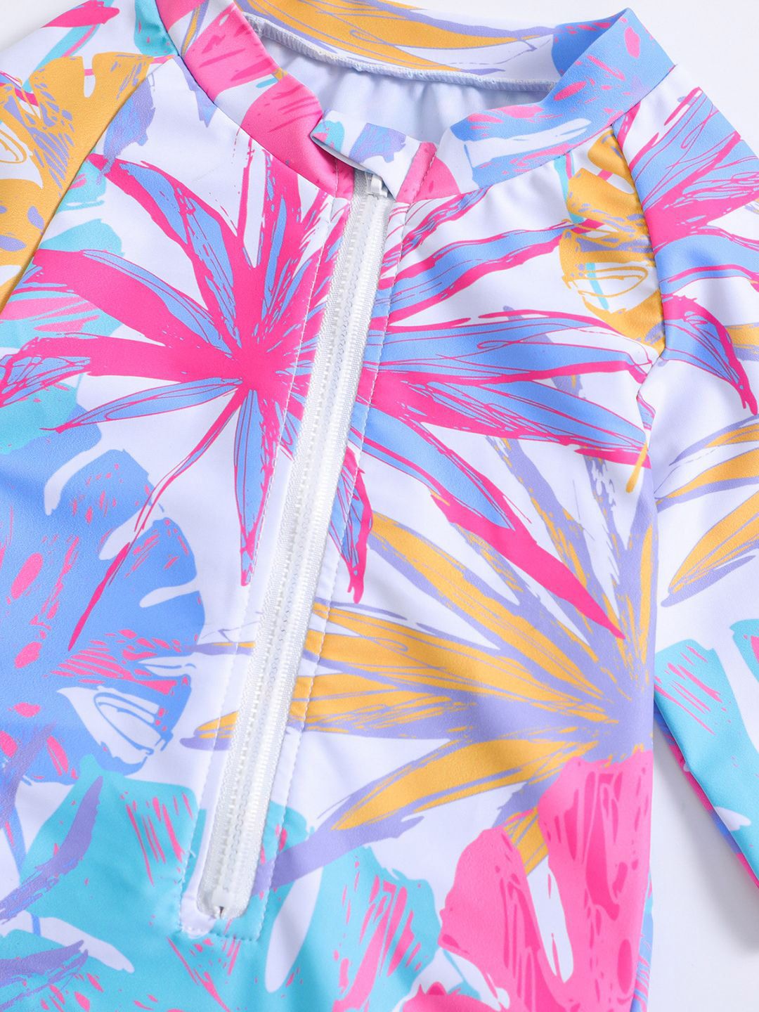 YK Girls Printed  Bodysuit