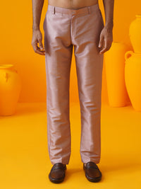 SOJANYA LUXE Motif Etnik Bersulam Kolar Mandarin Kurta Lurus & Seluar & Jaket