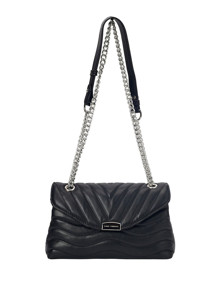 Lino Perros Quilted Structured Shoulder Bag