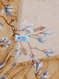 Myntra Elegant Homes Coklat Bunga Kapas Tulen 400TC Dilengkapi Cadar King & 2 Sarung Bantal