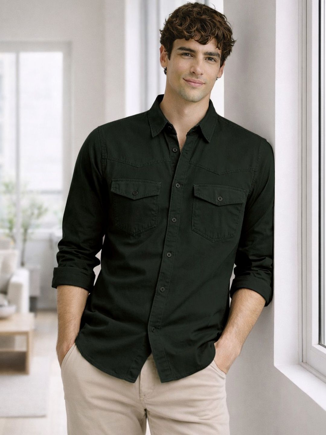 ADRO Men Standard Casual Shirt