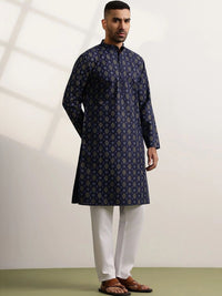 Anouk Men Printed Regular Kurta with Pyjamas