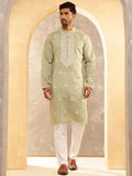 Anouk Men Embroidered Regular Kurta with Pyjamas