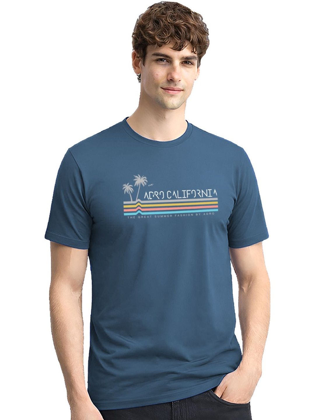ADRO Men Printed T-shirt