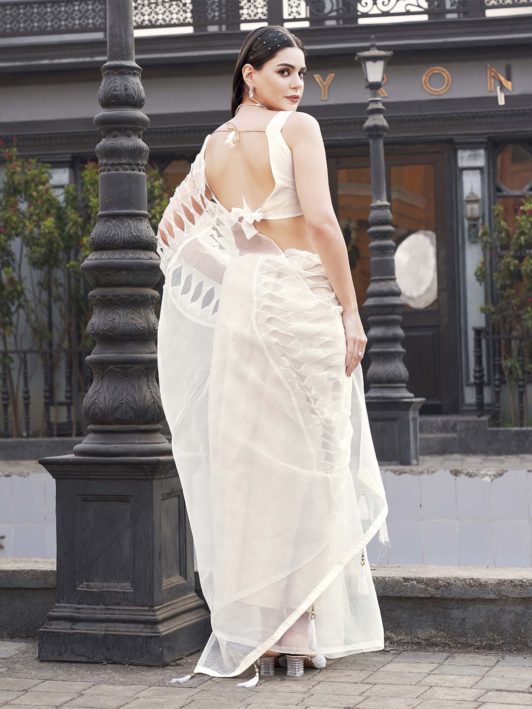 Tikhi Imli Embellished Sequinned Saree