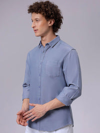 The Indian Garage Co Men Slim Fit Solid Casual Shirt