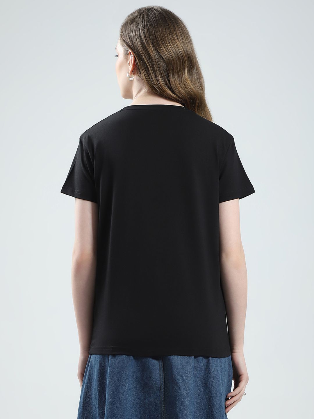 Monte Carlo Brand Logo Embroidered T-shirt