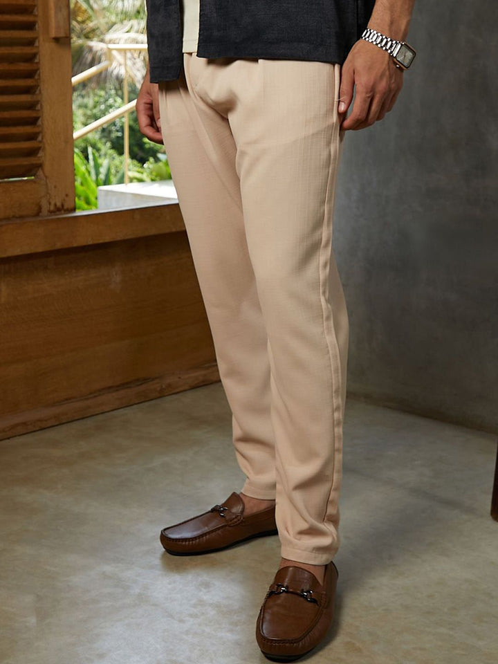 Campus Sutra Men Comfort Relaxed Fit Trousers