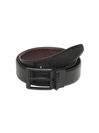 Teakwood Leathers Men Textured Leather Reversible Formal Belt