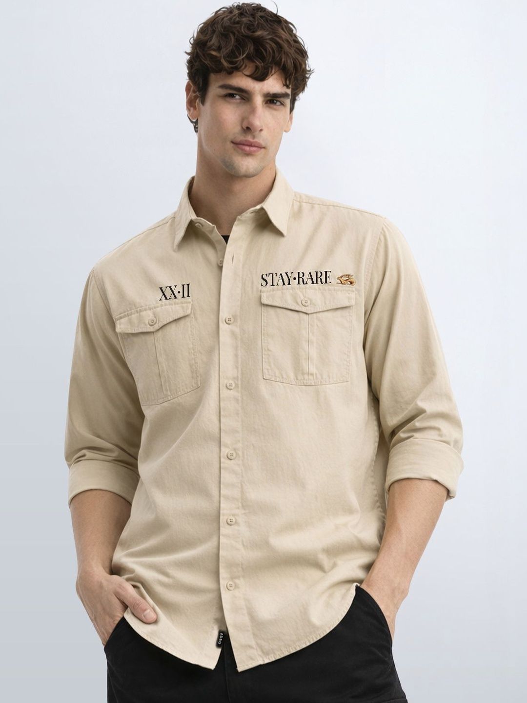 ADRO Men Standard Printed Casual Shirt