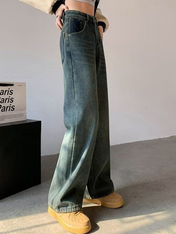 DressBerry Women Relaxed Fit High-Rise Light Fade Jeans