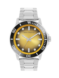 French Connection Men Dial & Stainless Steel Bracelet Style Straps Analogue Watch FCC05YSM