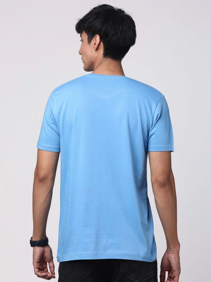 ADRO Men Graphic Printed Round Neck Cotton T-shirt