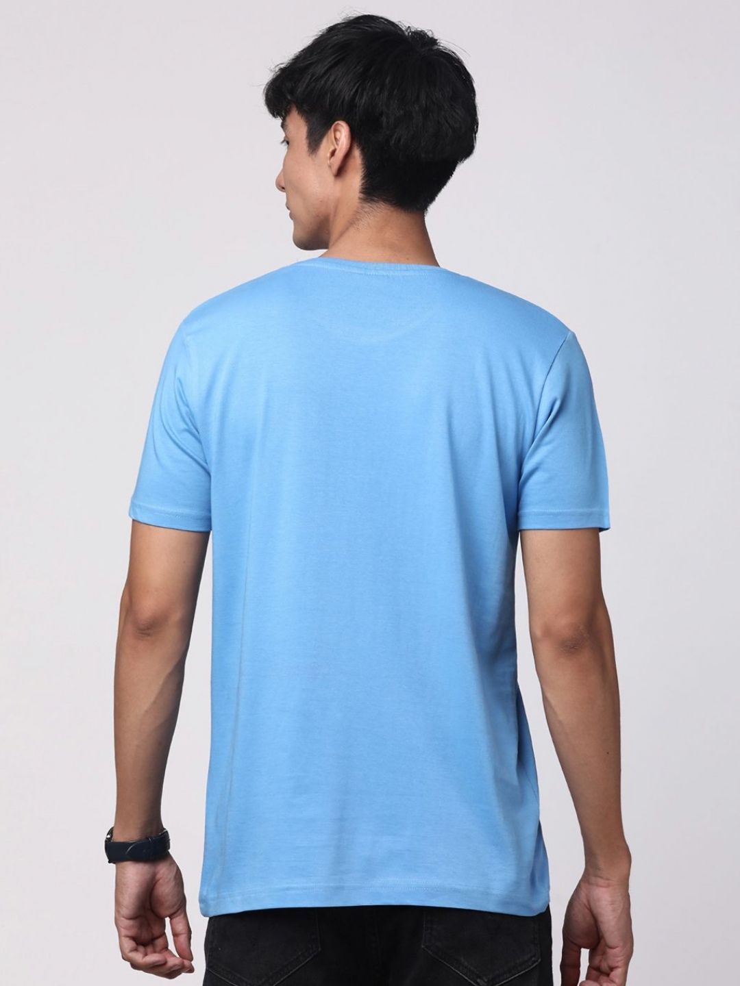 ADRO Men Graphic Printed Round Neck Cotton T-shirt