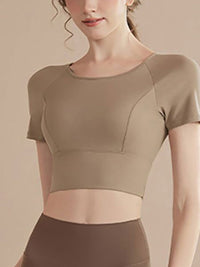 HRX by Hrithik Roshan Women Solid Styled Back Crop Top