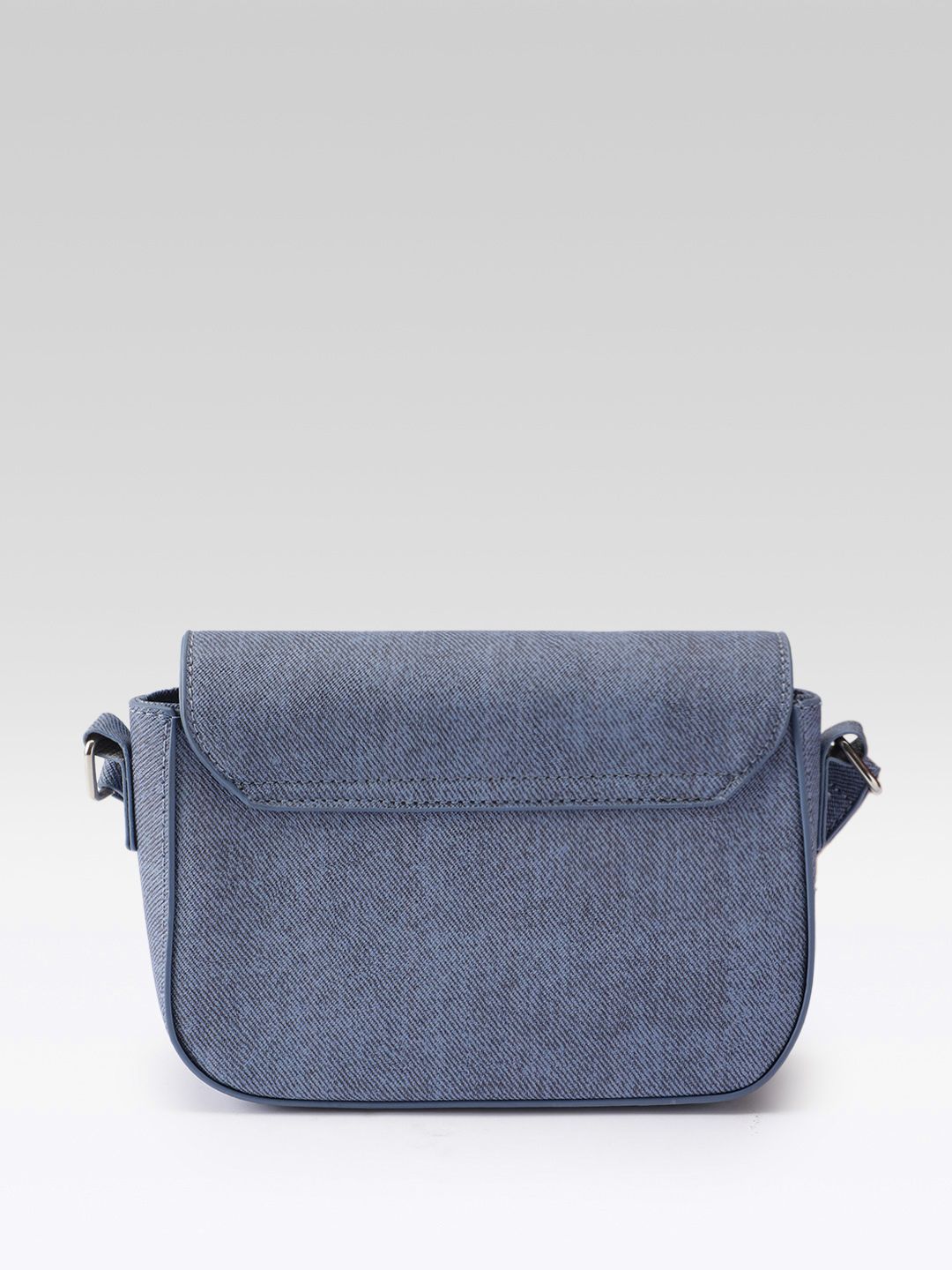 DressBerry Textured Structured Sling Bag with Bow Detail