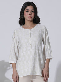 W Floral Print Top