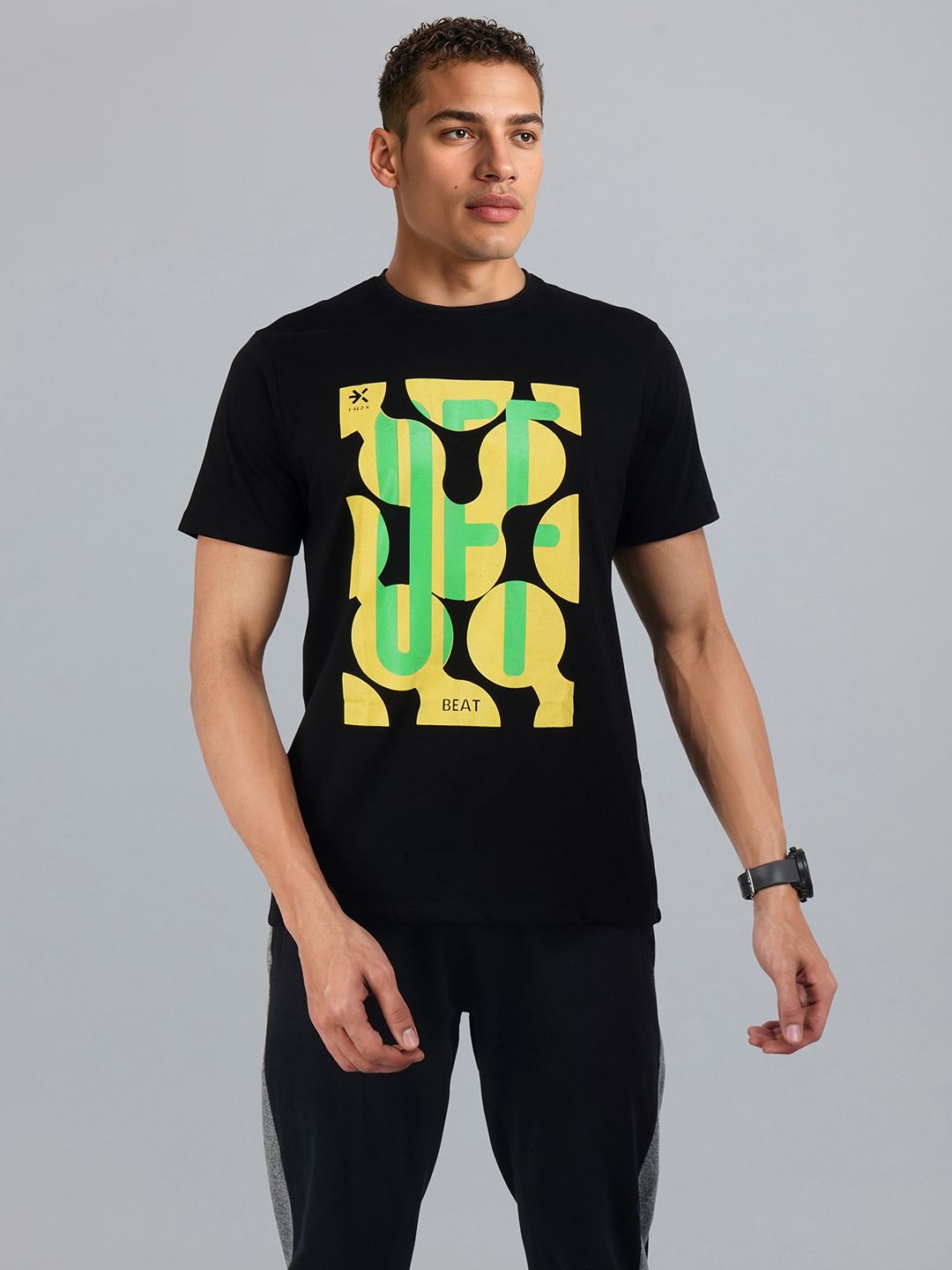 HRX by Hrithik Roshan Men Typography Printed T-shirt