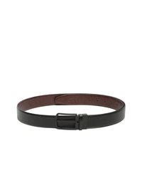 Teakwood Leathers Men Textured Leather Reversible Formal Belt