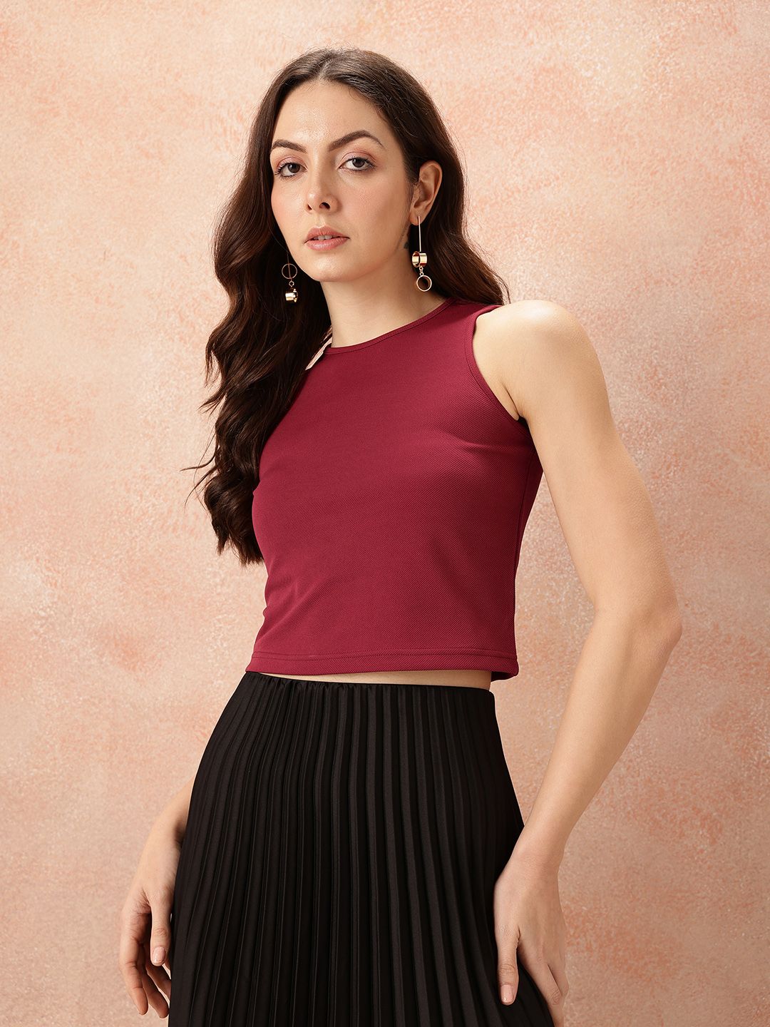 all about you Textured Tank Top