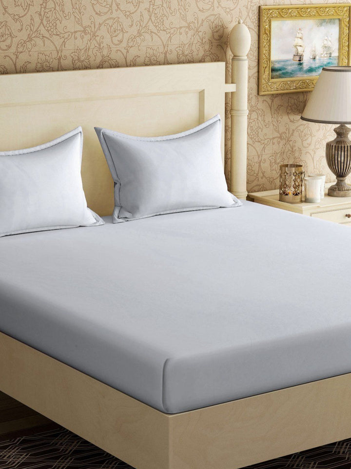 Myntra Elegant Homes Grey 300 TC Set Cadar Katil King 2.50 m x 2.25 m