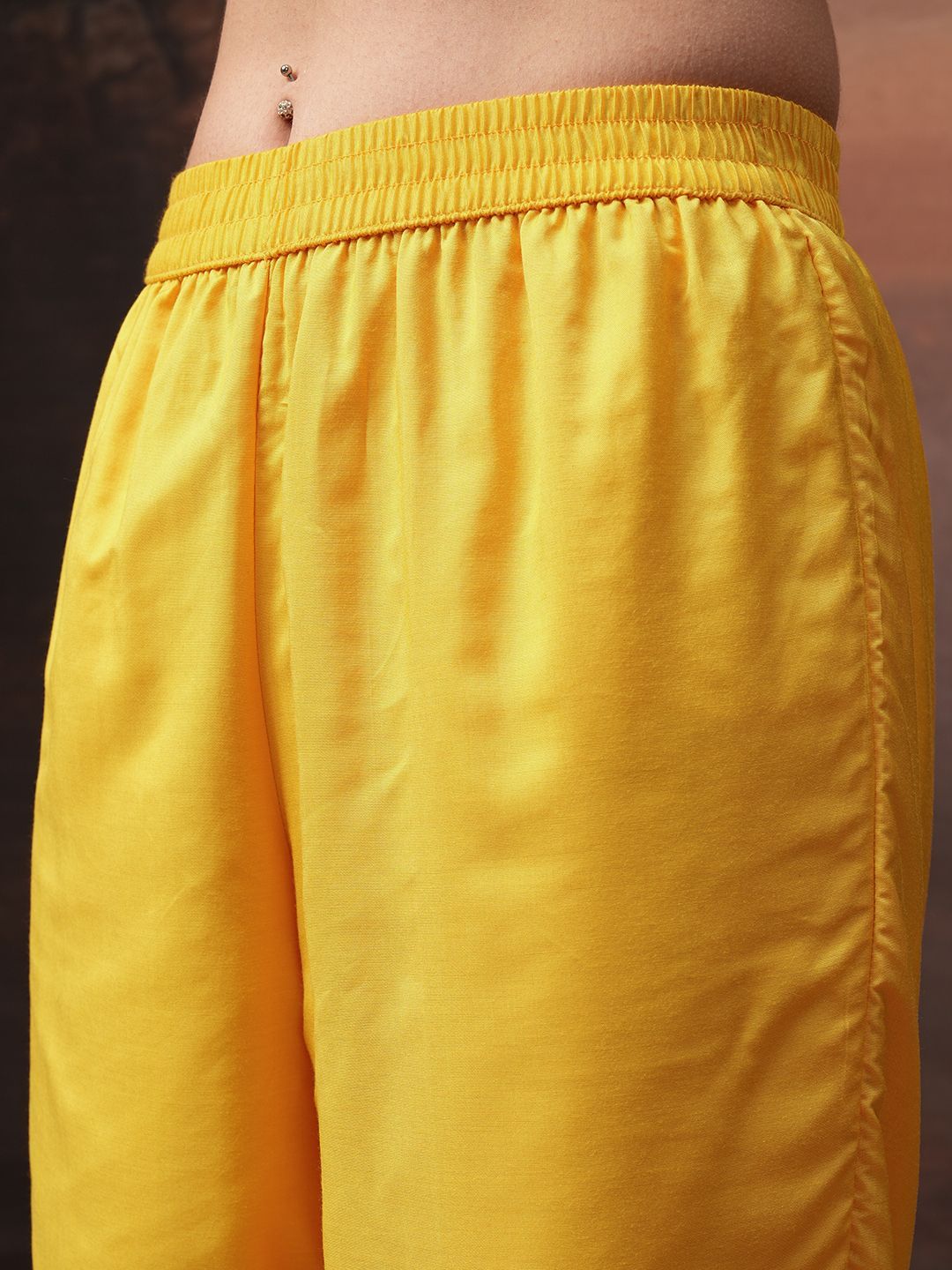 Vishudh Women Straight Jacquard Kurta With Pant & Dupatta