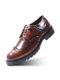 MONKSTORY Brown & Tan Atelier 1900 Wingtip Bicolor Lace-Ups Brogue