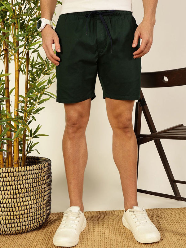 Thomas Scott Men Solid Regular Fit Outdoor Shorts