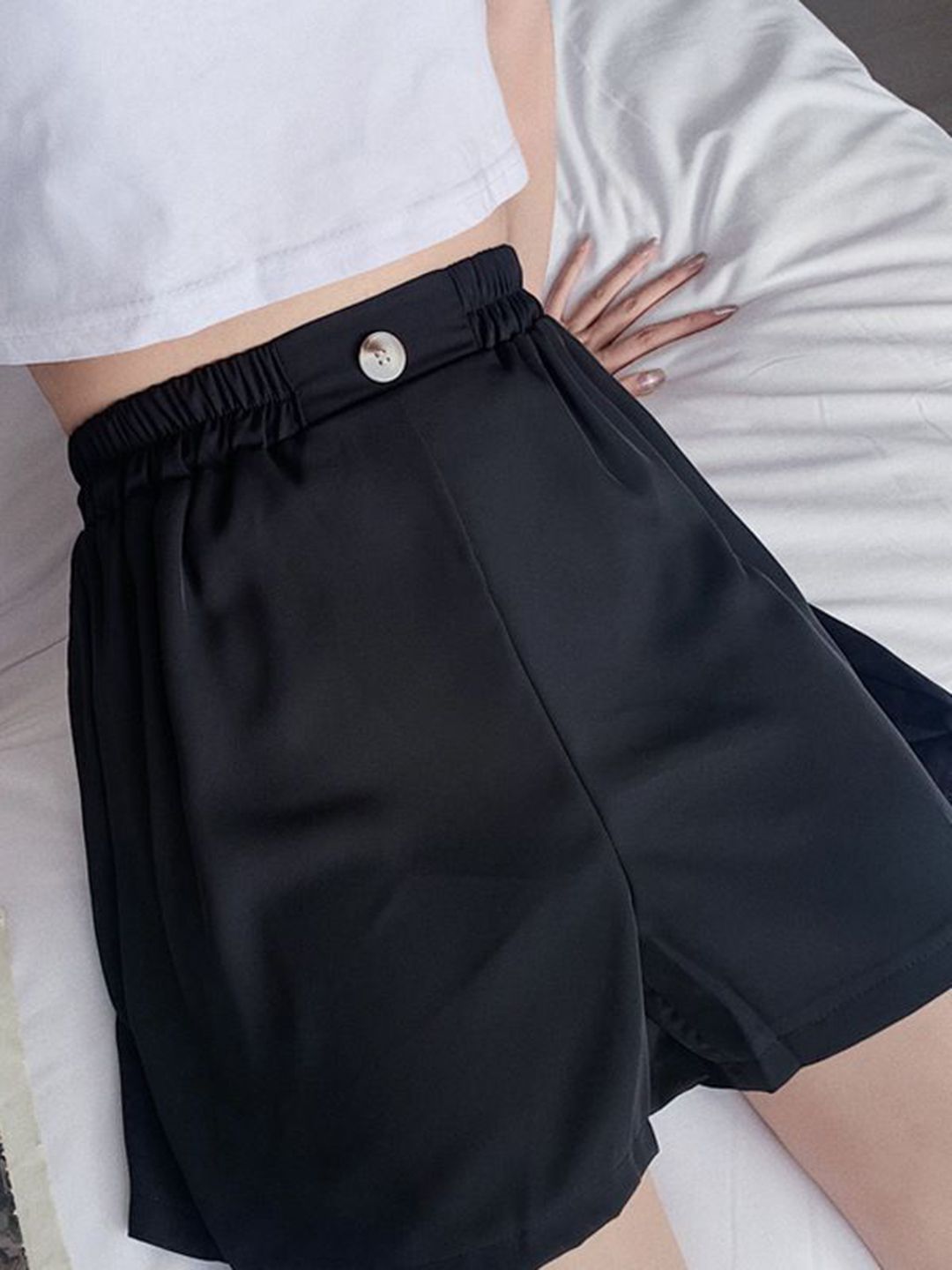 DressBerry Women Cotton Loose Fit Bermuda Shorts