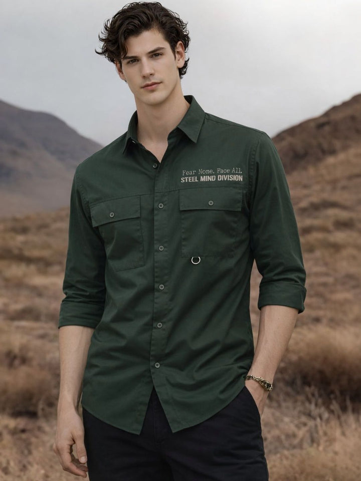 ADRO Men Classic Printed Casual Shirt
