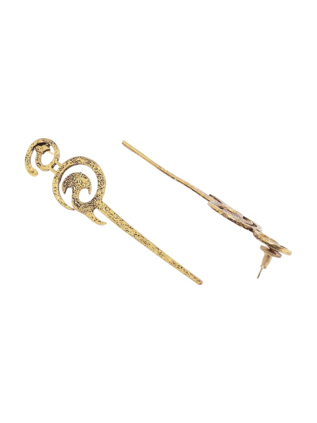 Anting-anting Jatuh Berbentuk Unik Bersalut Emas Anouk