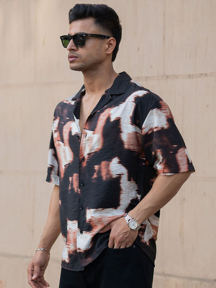 Powerlook Men Opaque Printed Casual Shirt