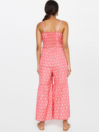 Global Desi Printed Basic Jumpsuit