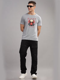 ADRO Men Graphic Printed Round Neck Cotton T-shirt