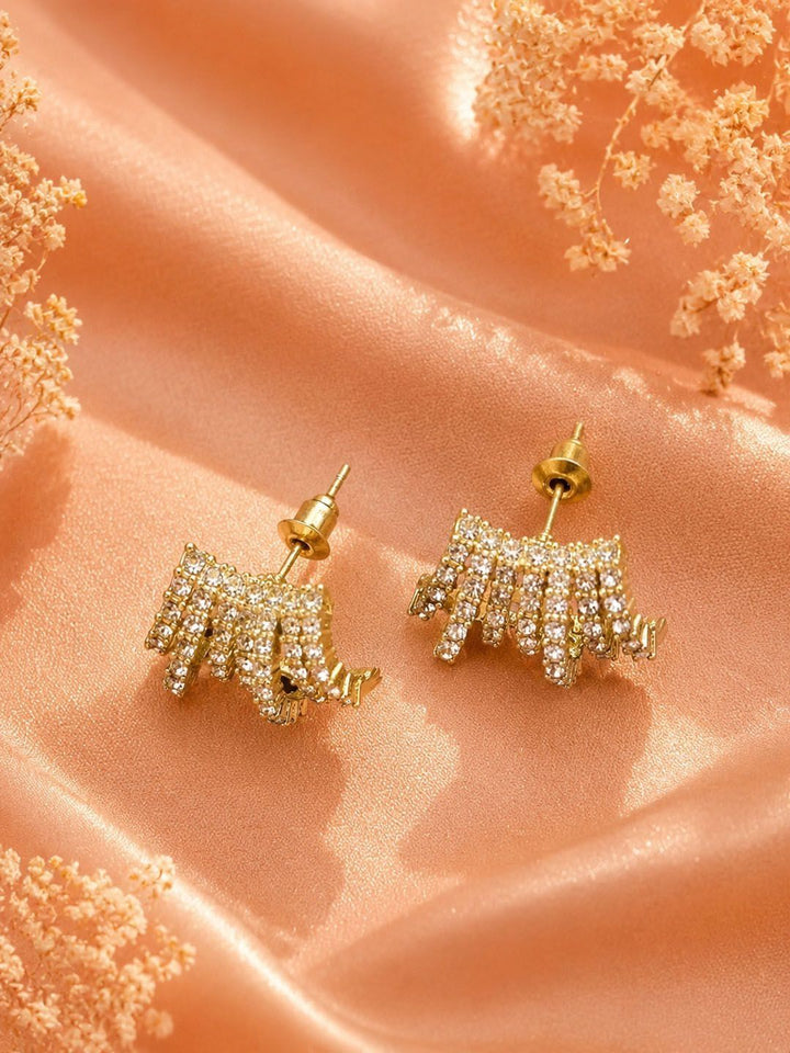 VOGUE PANASH Geometric Studs Earrings