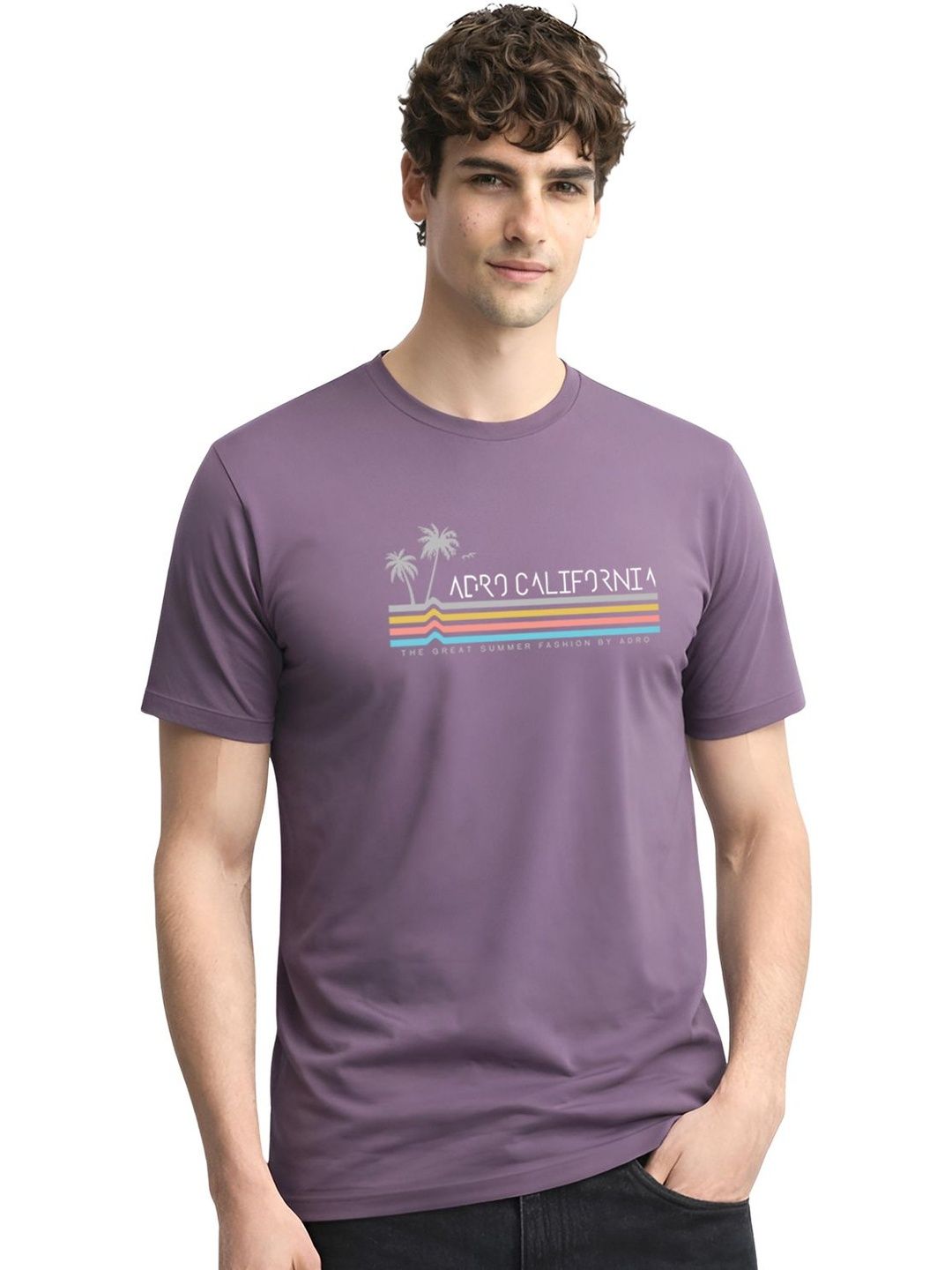 ADRO Men Printed T-shirt