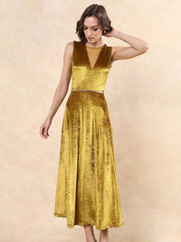 Rareism Women Fit & Flare Cotton Dress