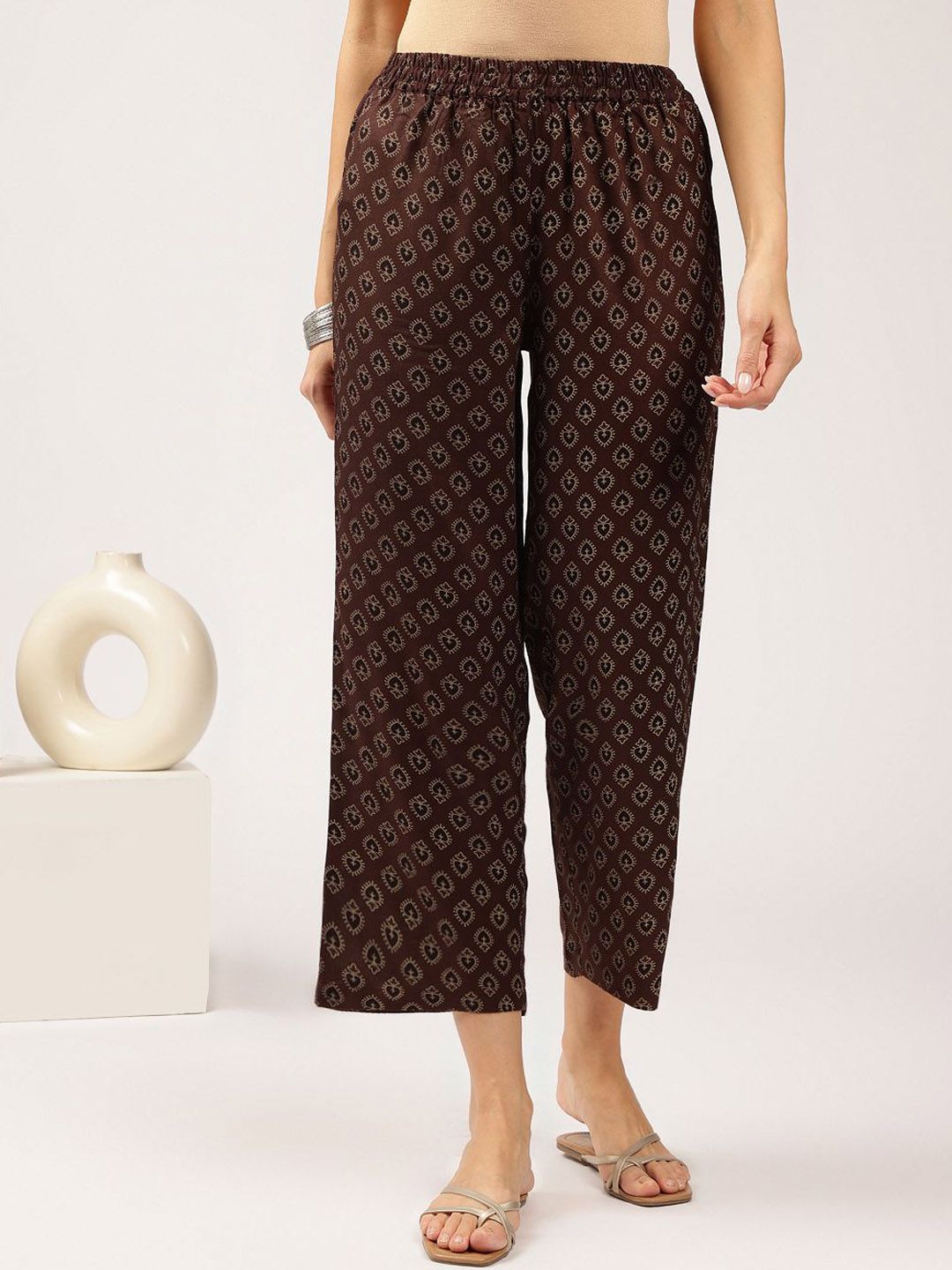 Anouk Ethnic Motifs Printed Kurta With Trousers