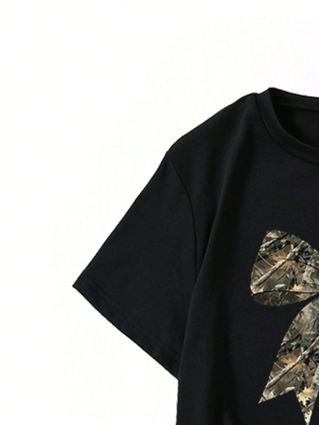 YK Girls Printed Round Neck T-Shirt With Trouser