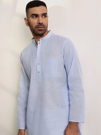 Kurta Kapas Tulen Biasa Anouk Lelaki dengan Piyama